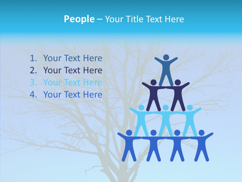 Sky Foliage Tree PowerPoint Template