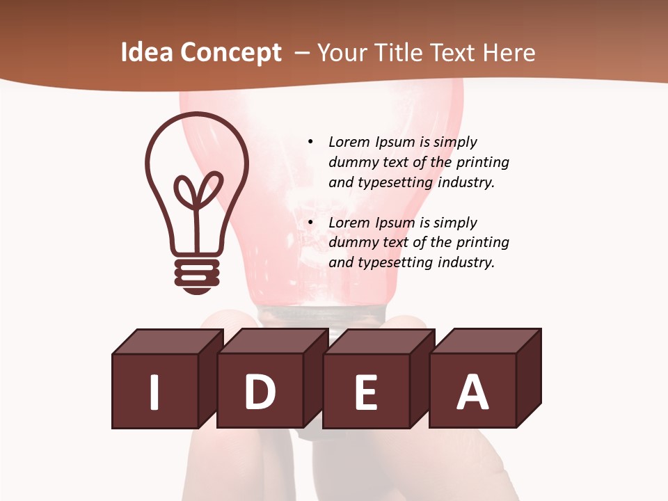 Design Creative Contemplation PowerPoint Template