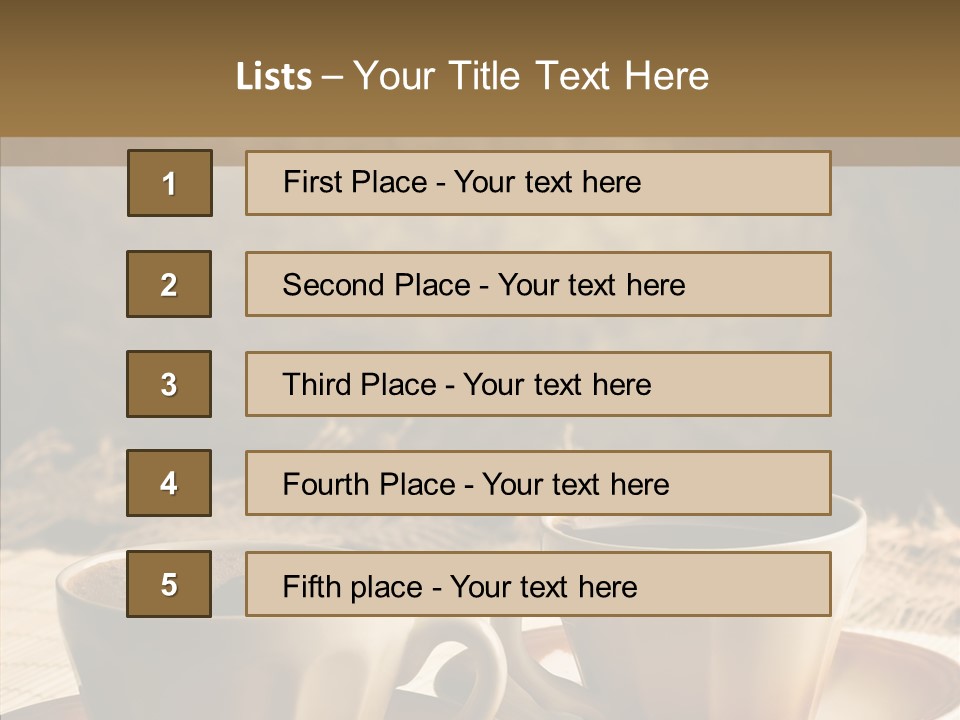 Table Company Conference PowerPoint Template