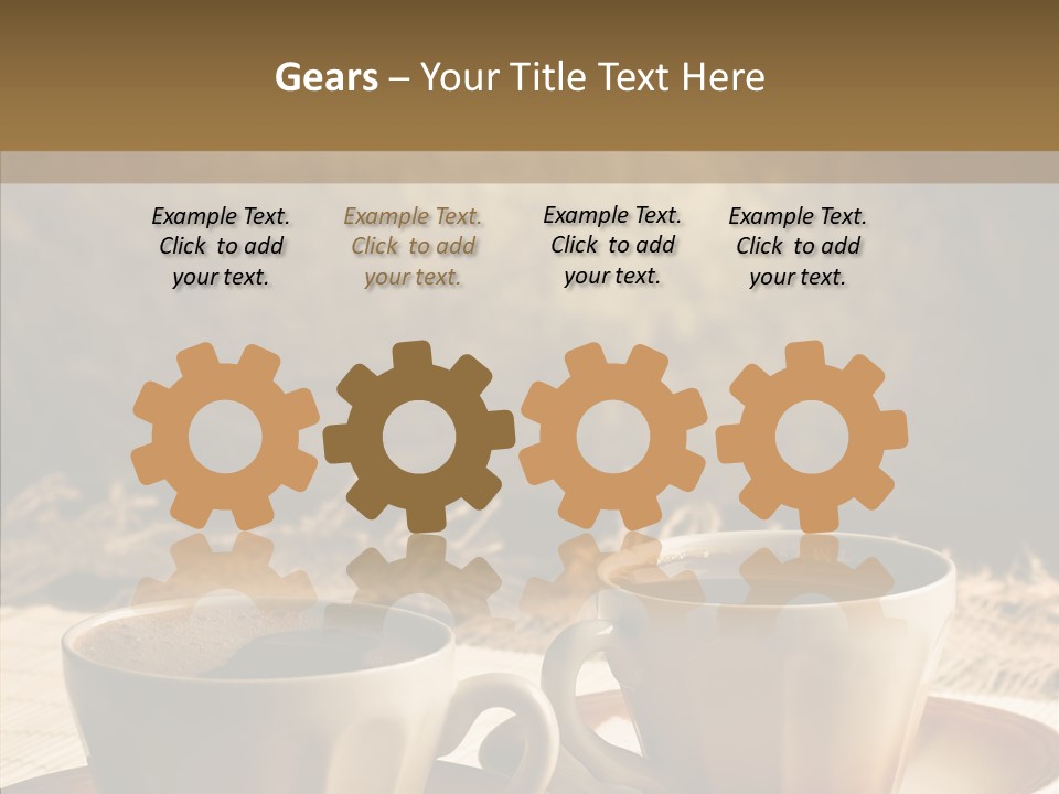 Table Company Conference PowerPoint Template