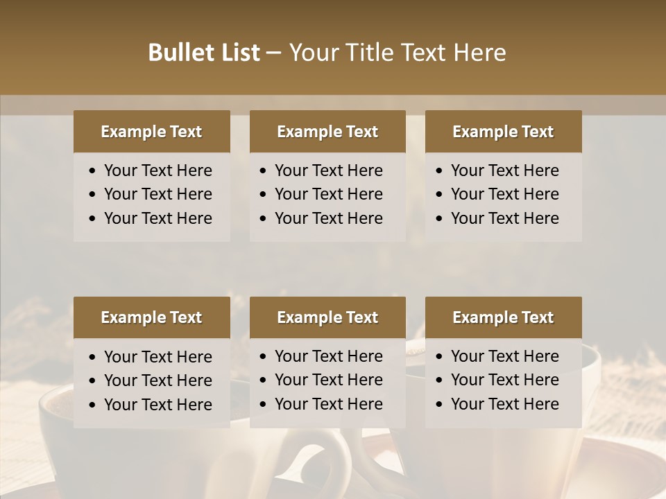 Table Company Conference PowerPoint Template
