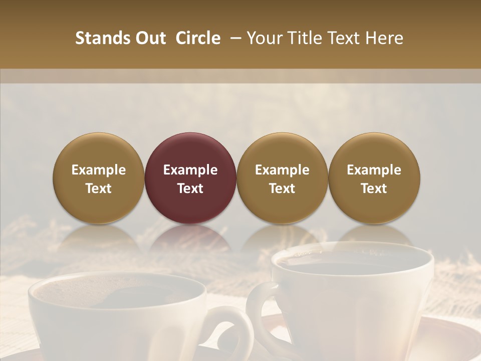 Table Company Conference PowerPoint Template