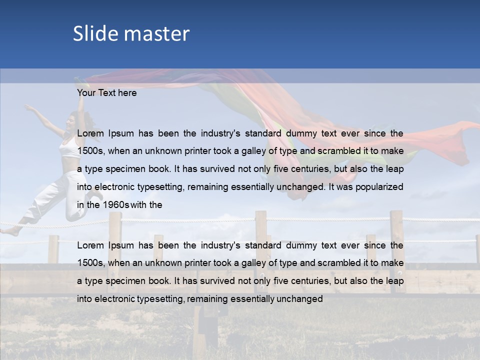 Free Beautiful Vitality PowerPoint Template
