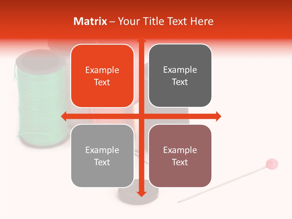 Thread Gear Sew PowerPoint Template