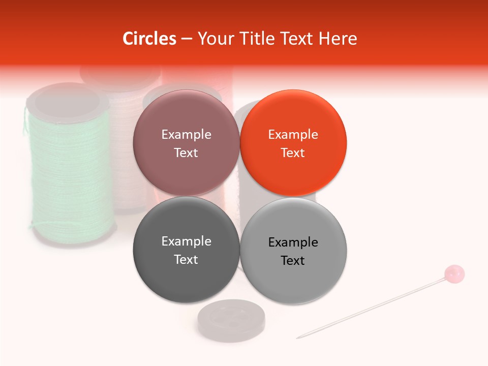 Thread Gear Sew PowerPoint Template