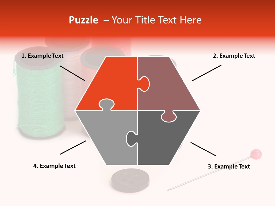 Thread Gear Sew PowerPoint Template