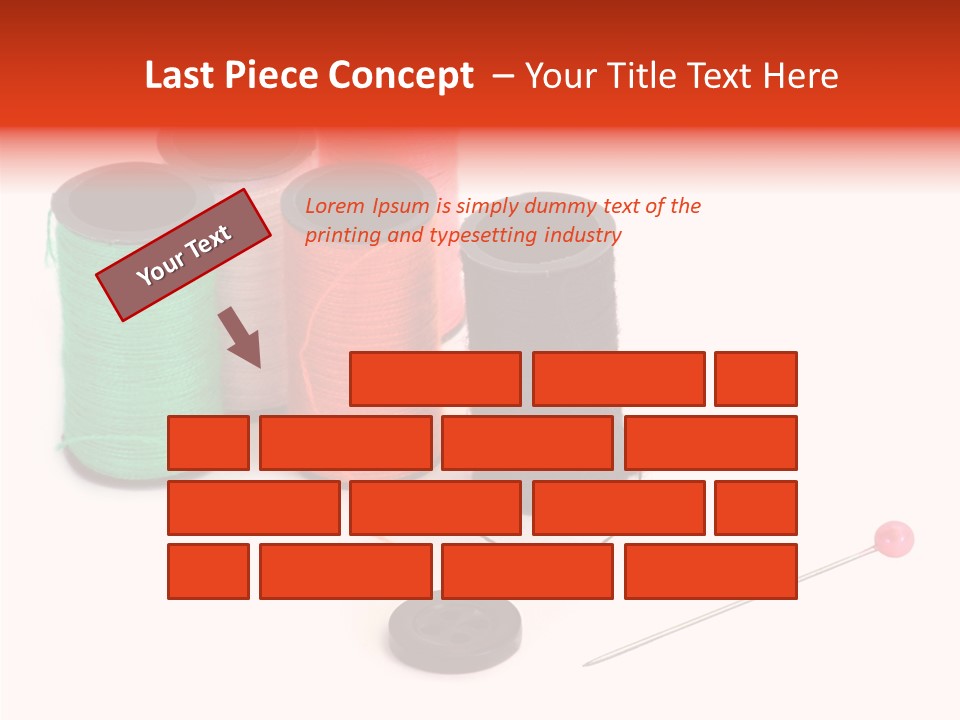 Thread Gear Sew PowerPoint Template