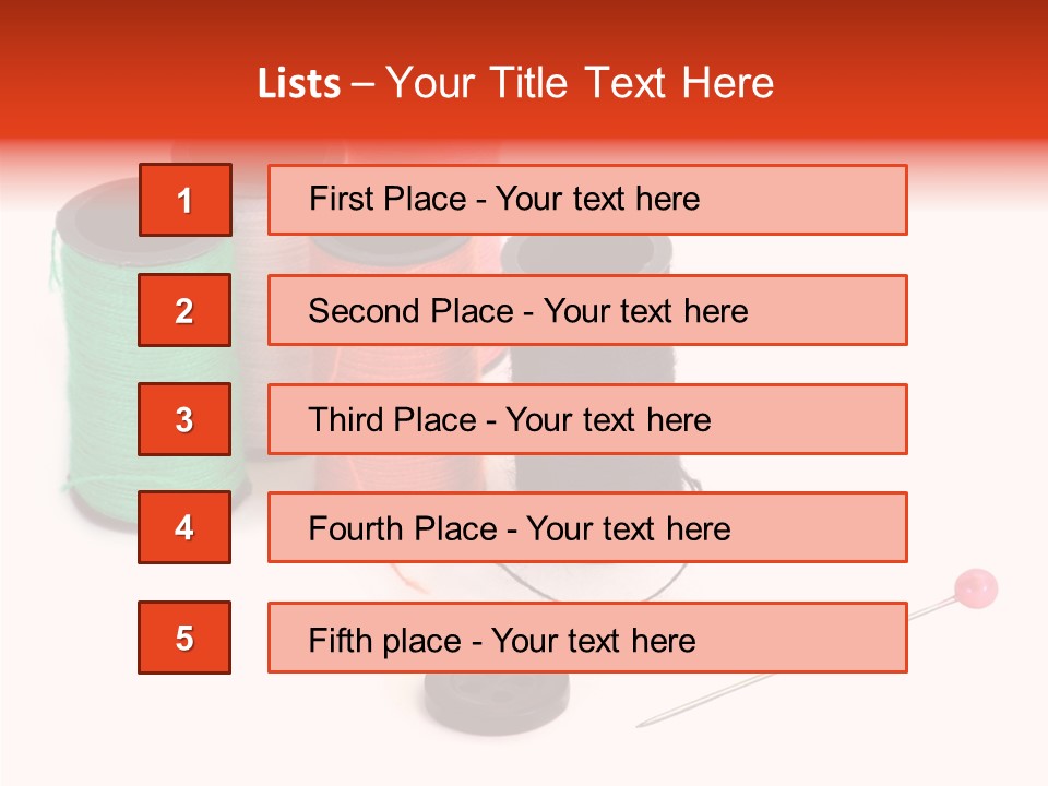 Thread Gear Sew PowerPoint Template