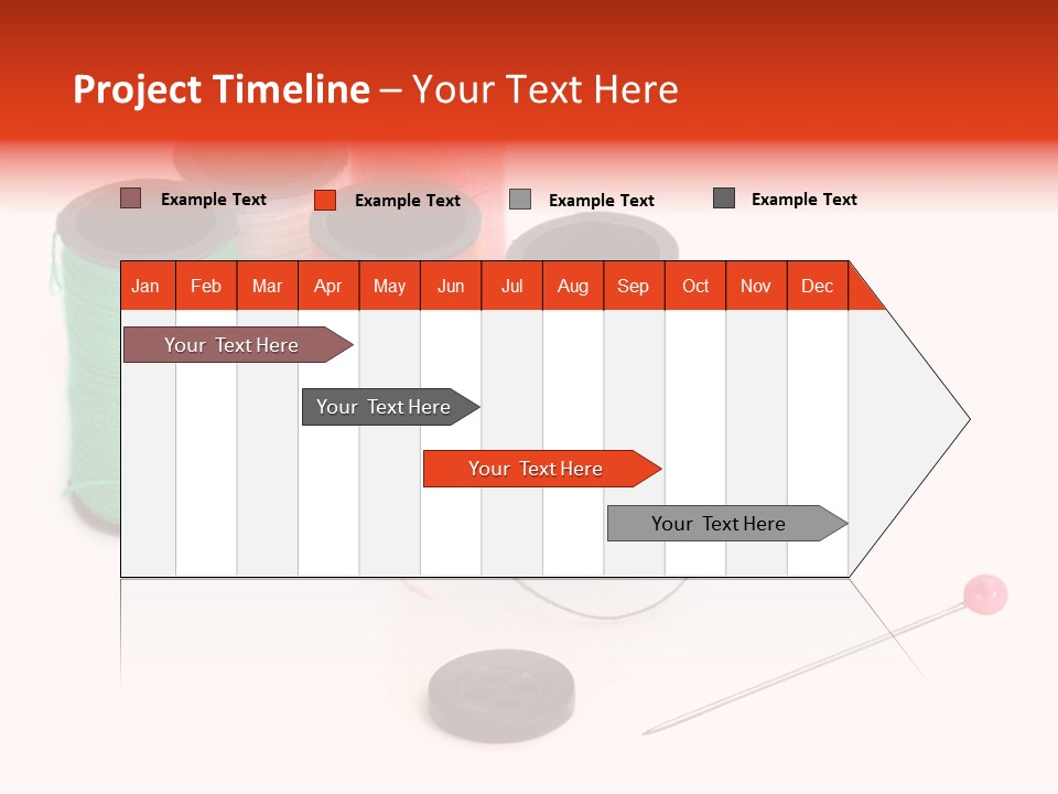 Thread Gear Sew PowerPoint Template