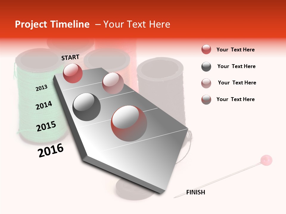 Thread Gear Sew PowerPoint Template