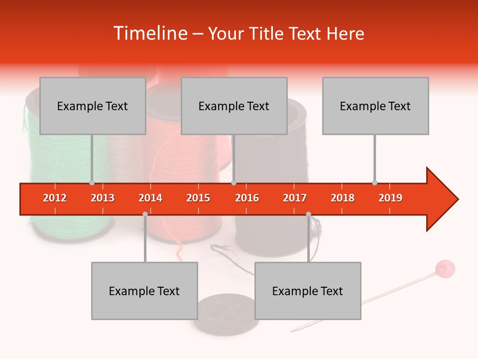 Thread Gear Sew PowerPoint Template