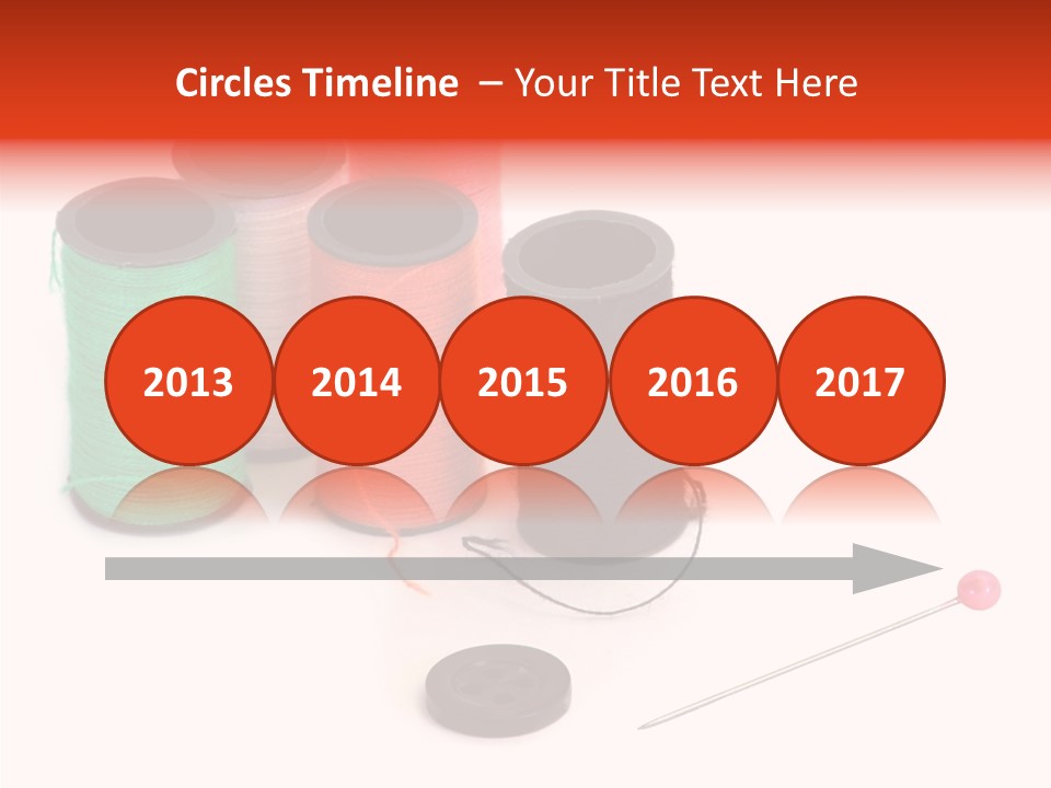 Thread Gear Sew PowerPoint Template