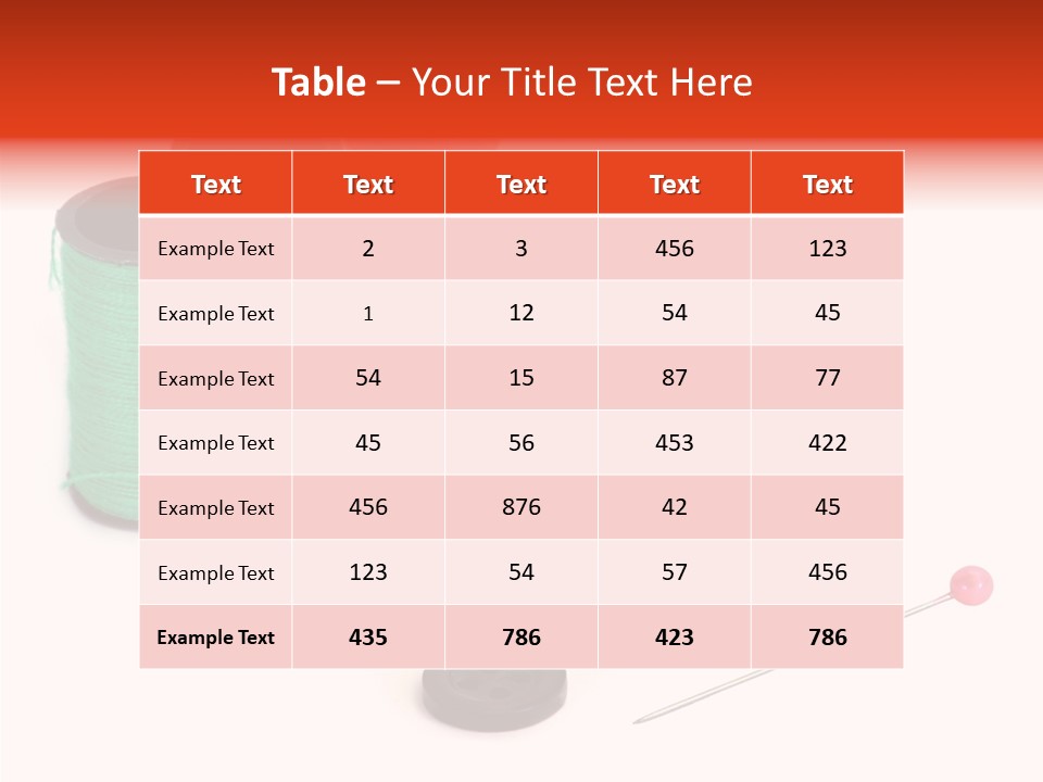 Thread Gear Sew PowerPoint Template