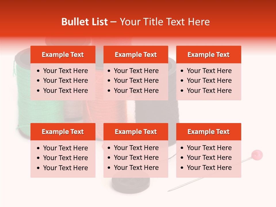 Thread Gear Sew PowerPoint Template