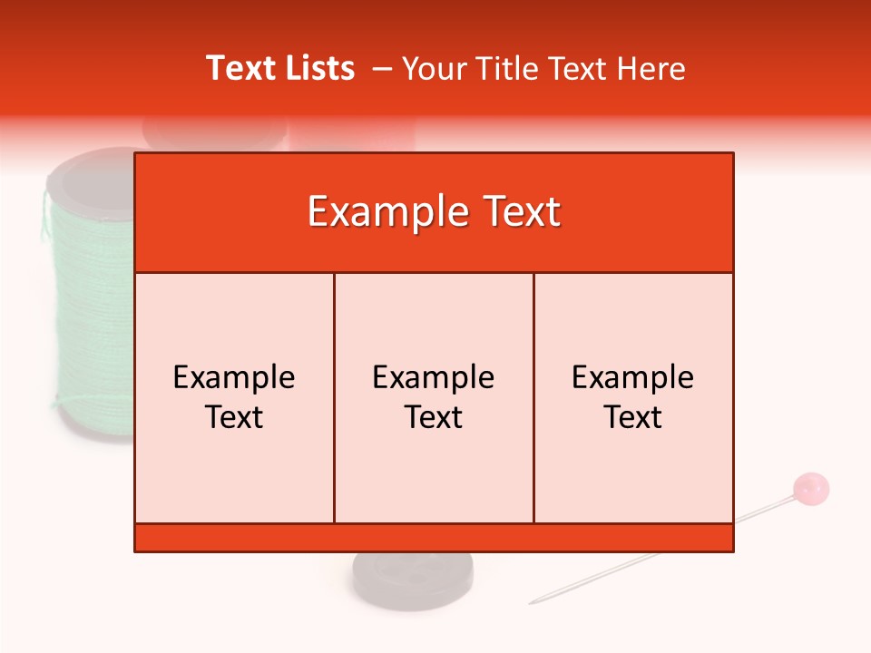 Thread Gear Sew PowerPoint Template