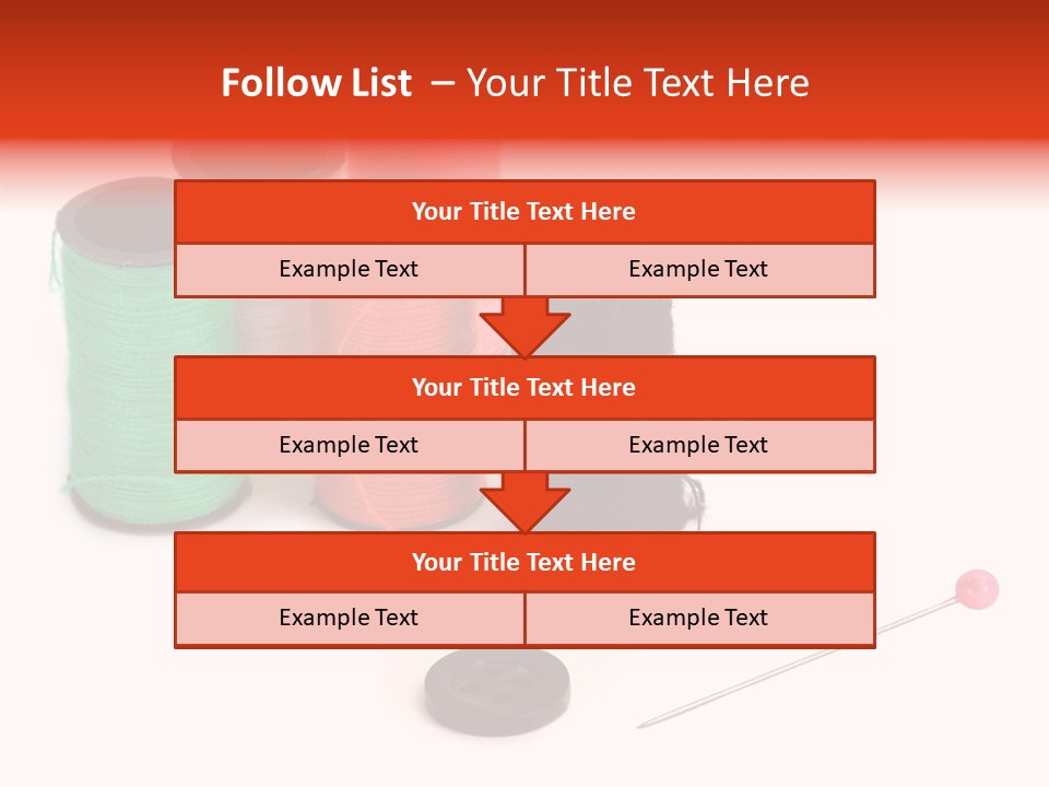 Thread Gear Sew PowerPoint Template