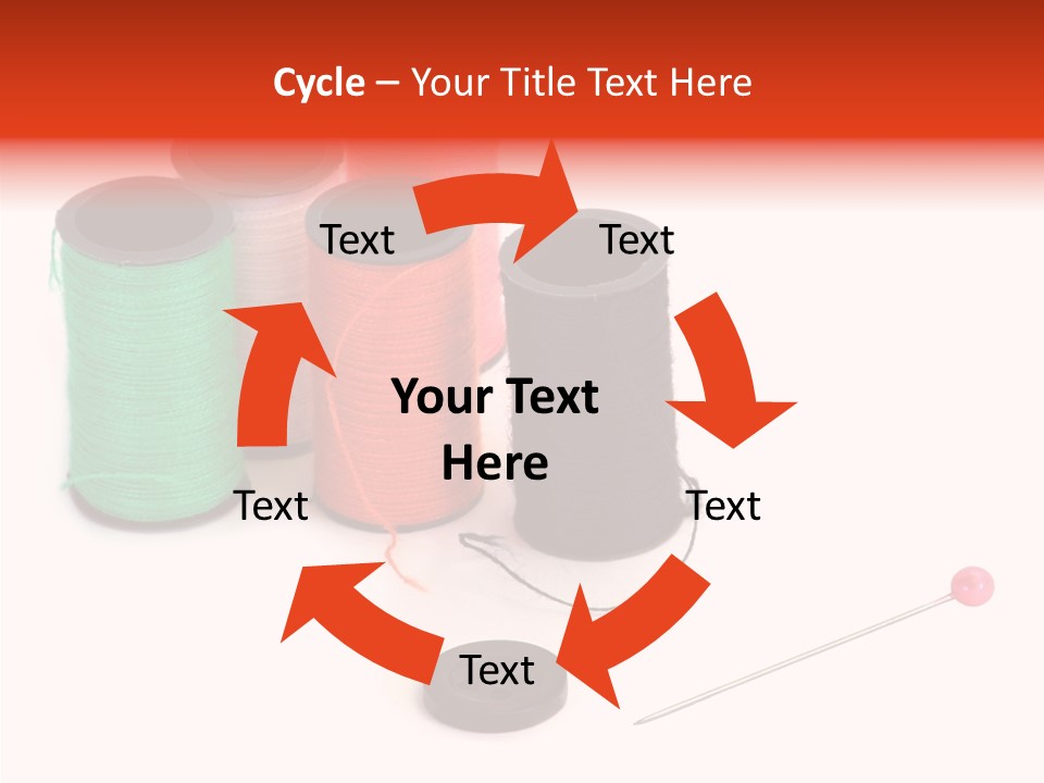 Thread Gear Sew PowerPoint Template