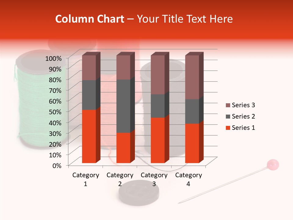 Thread Gear Sew PowerPoint Template