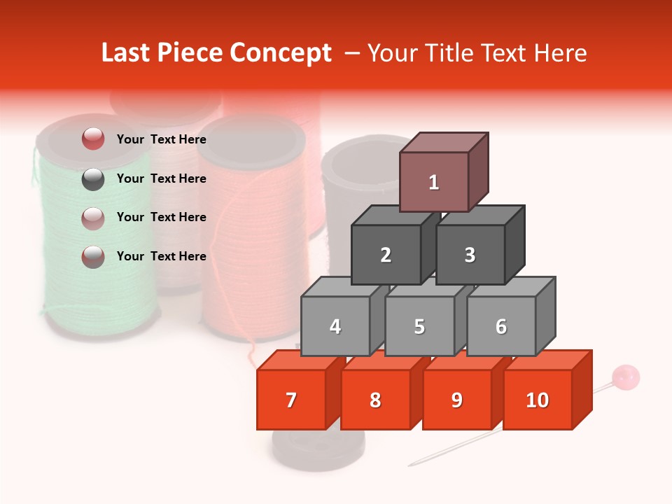 Thread Gear Sew PowerPoint Template