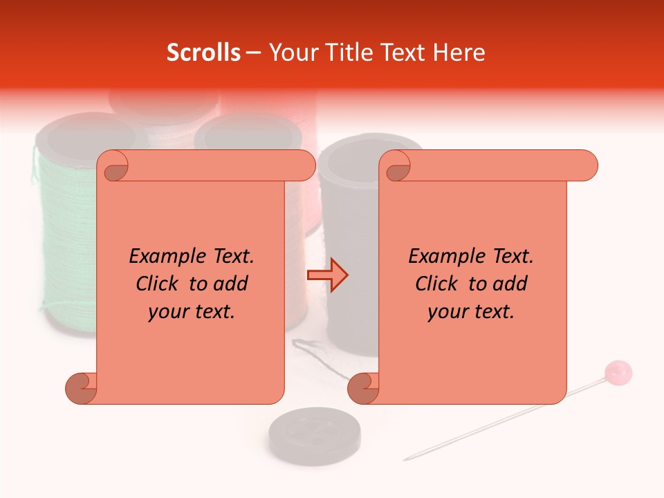 Thread Gear Sew PowerPoint Template