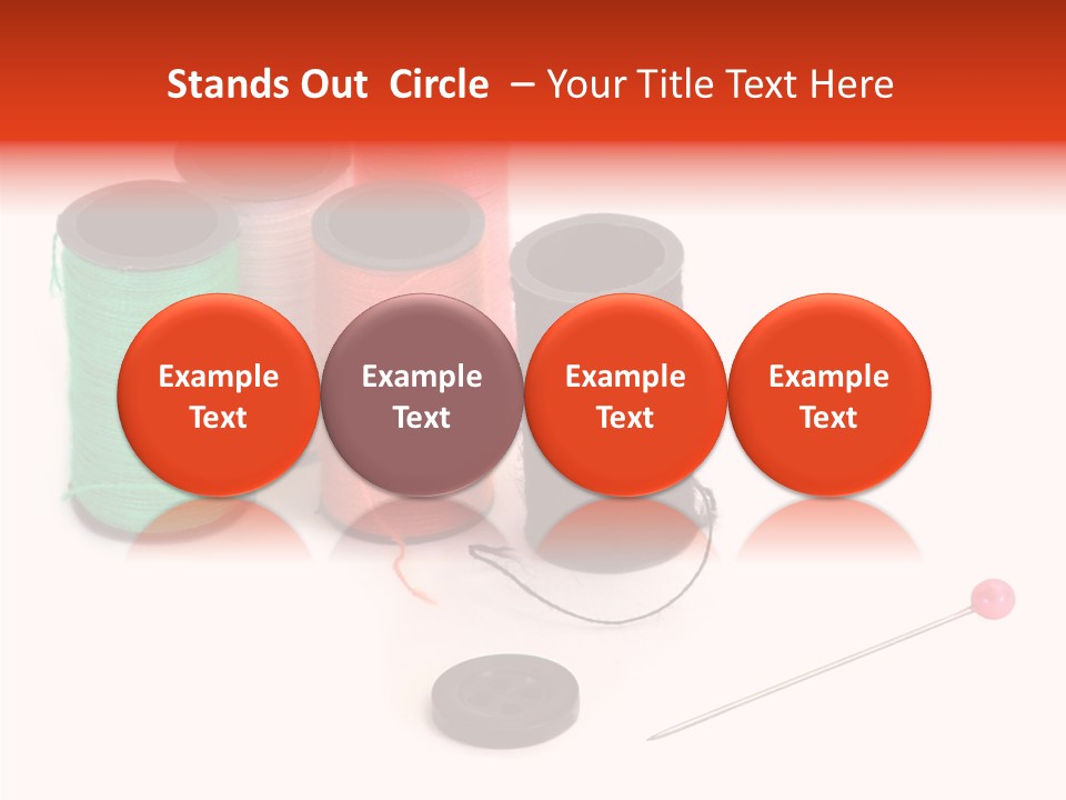 Thread Gear Sew PowerPoint Template