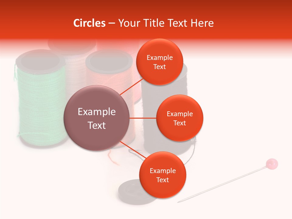 Thread Gear Sew PowerPoint Template