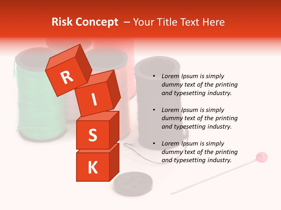 Thread Gear Sew PowerPoint Template