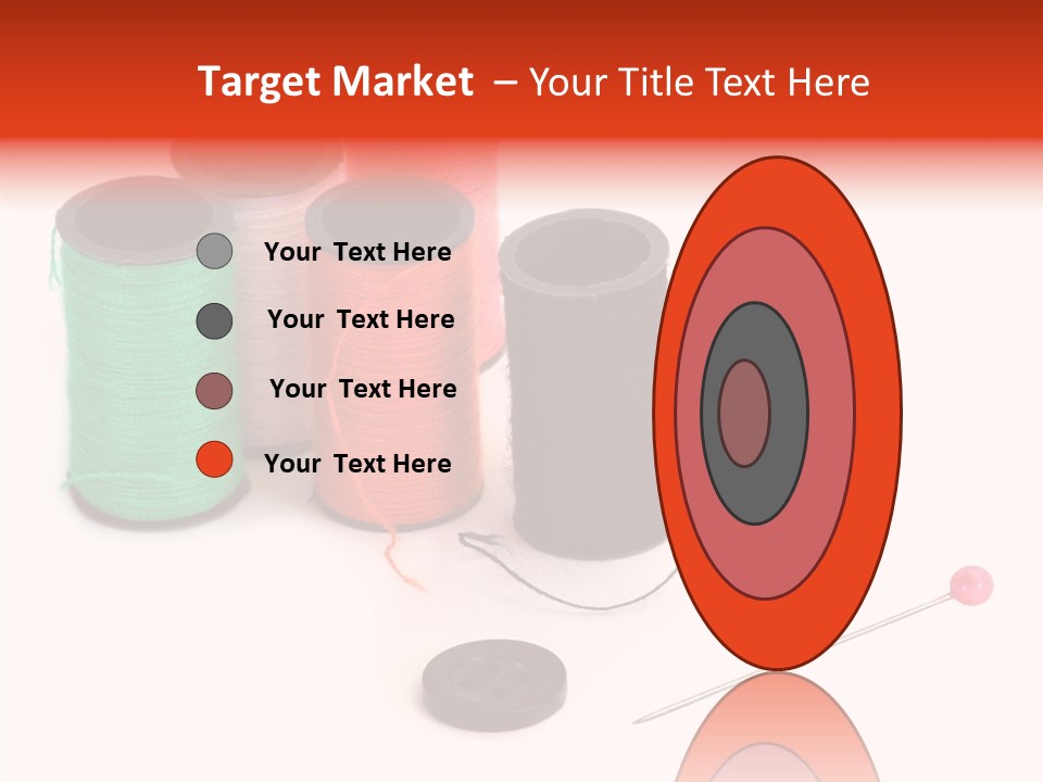 Thread Gear Sew PowerPoint Template