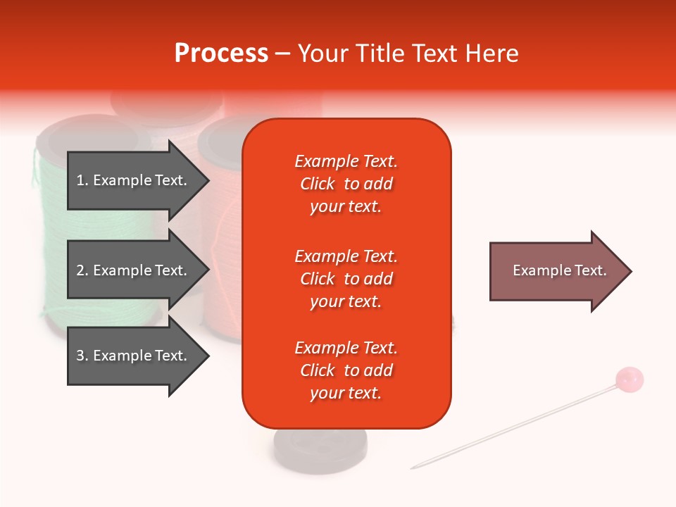 Thread Gear Sew PowerPoint Template