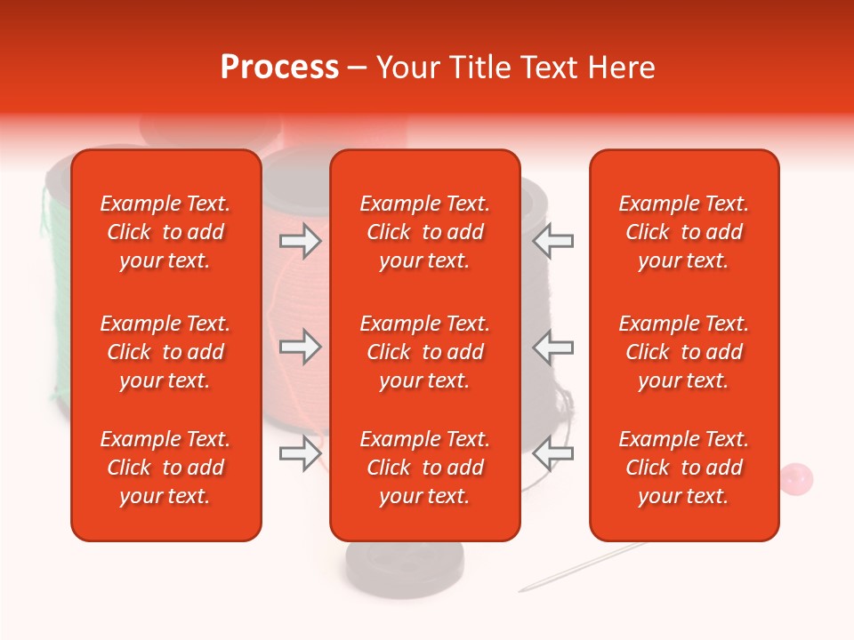 Thread Gear Sew PowerPoint Template