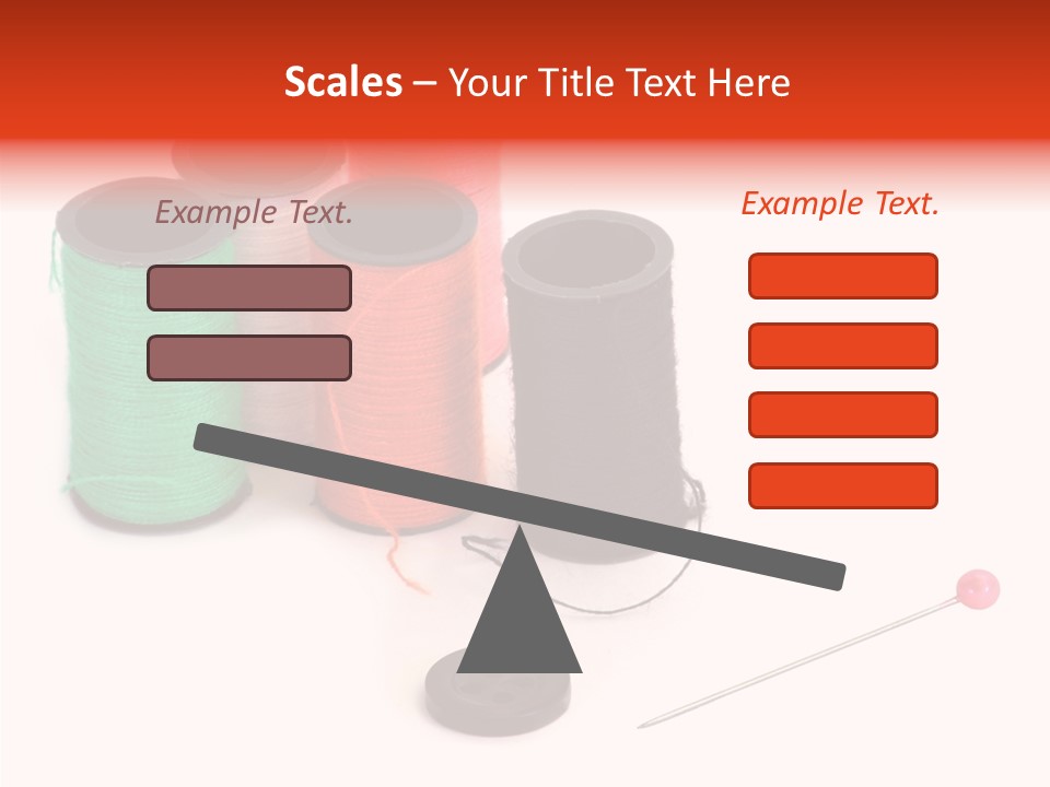 Thread Gear Sew PowerPoint Template