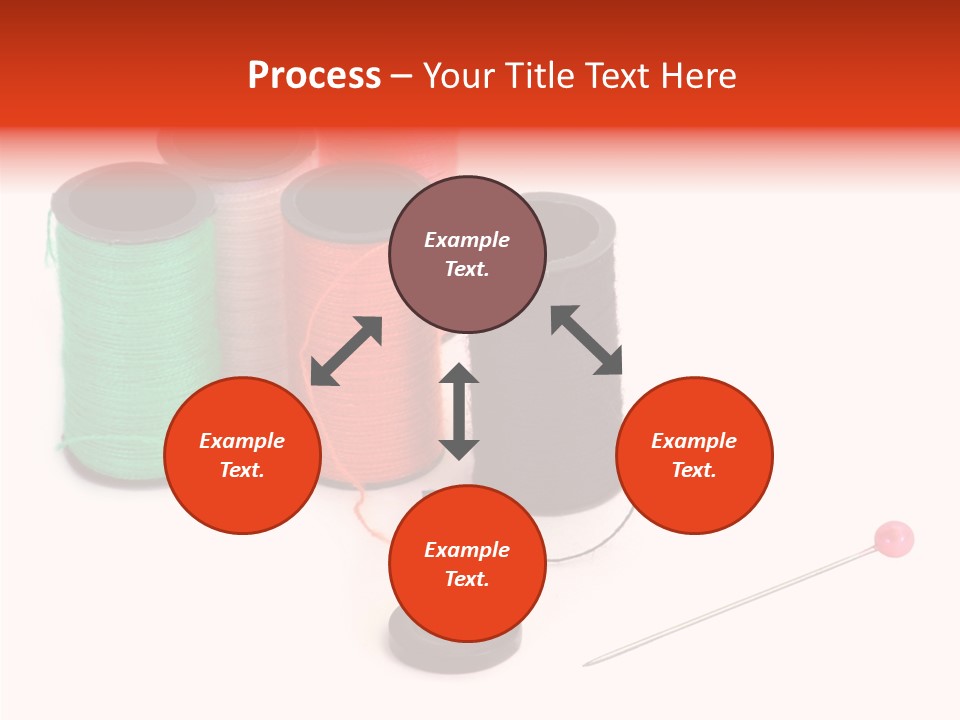 Thread Gear Sew PowerPoint Template
