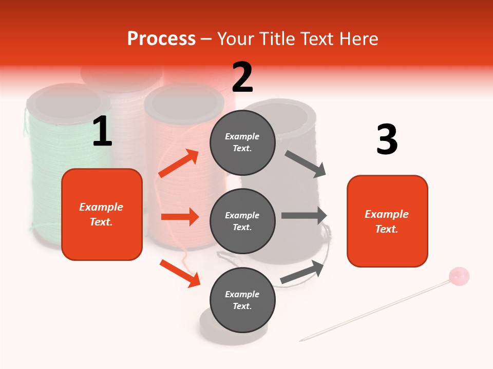 Thread Gear Sew PowerPoint Template