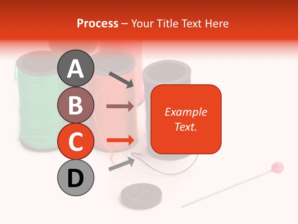 Thread Gear Sew PowerPoint Template
