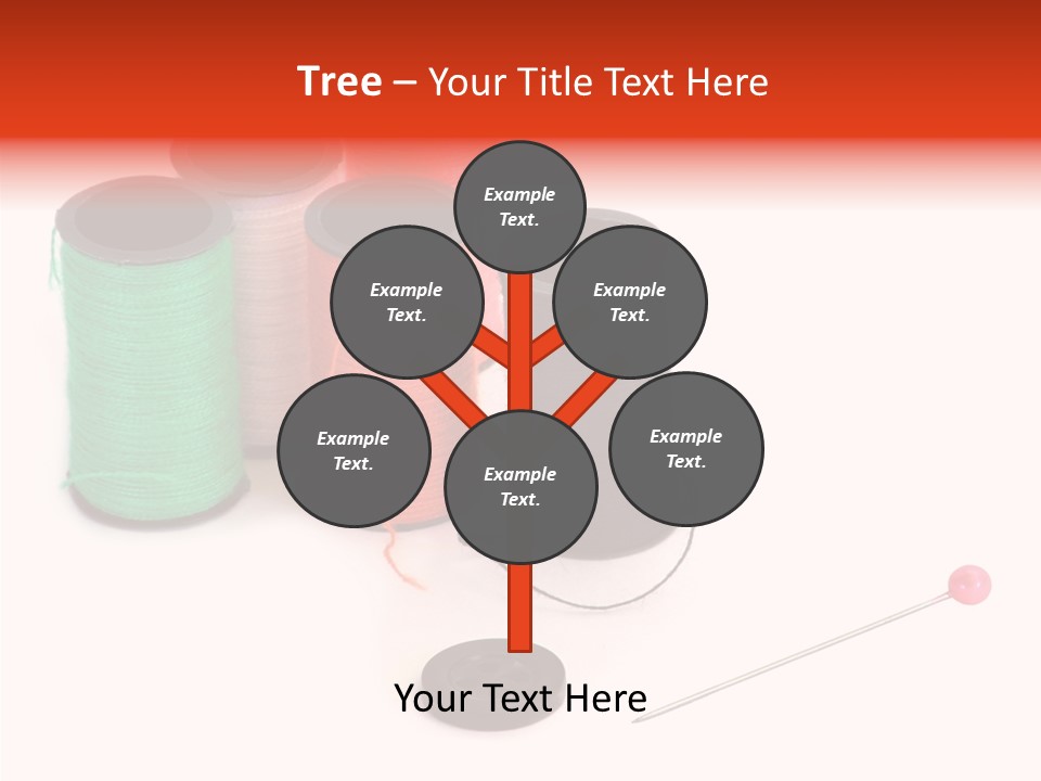 Thread Gear Sew PowerPoint Template