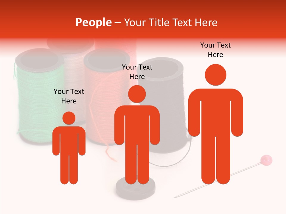 Thread Gear Sew PowerPoint Template