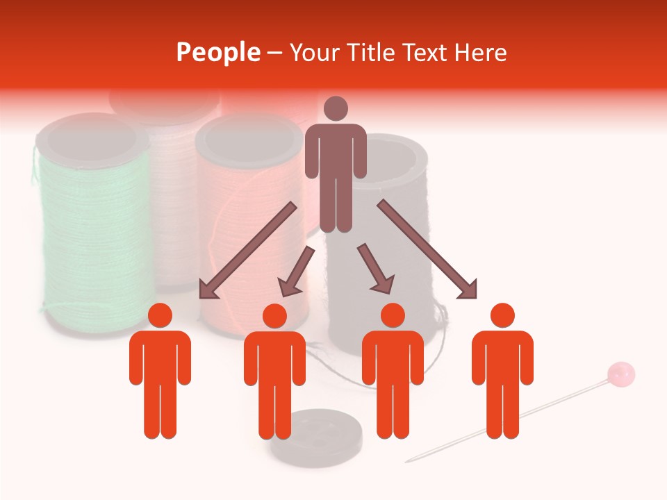 Thread Gear Sew PowerPoint Template