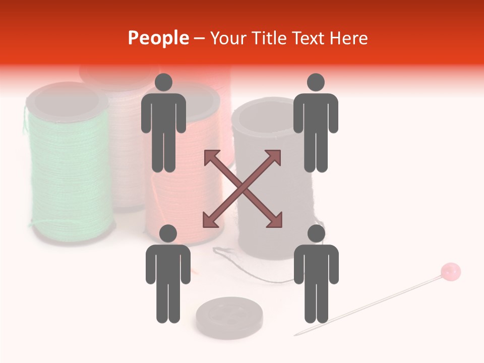 Thread Gear Sew PowerPoint Template