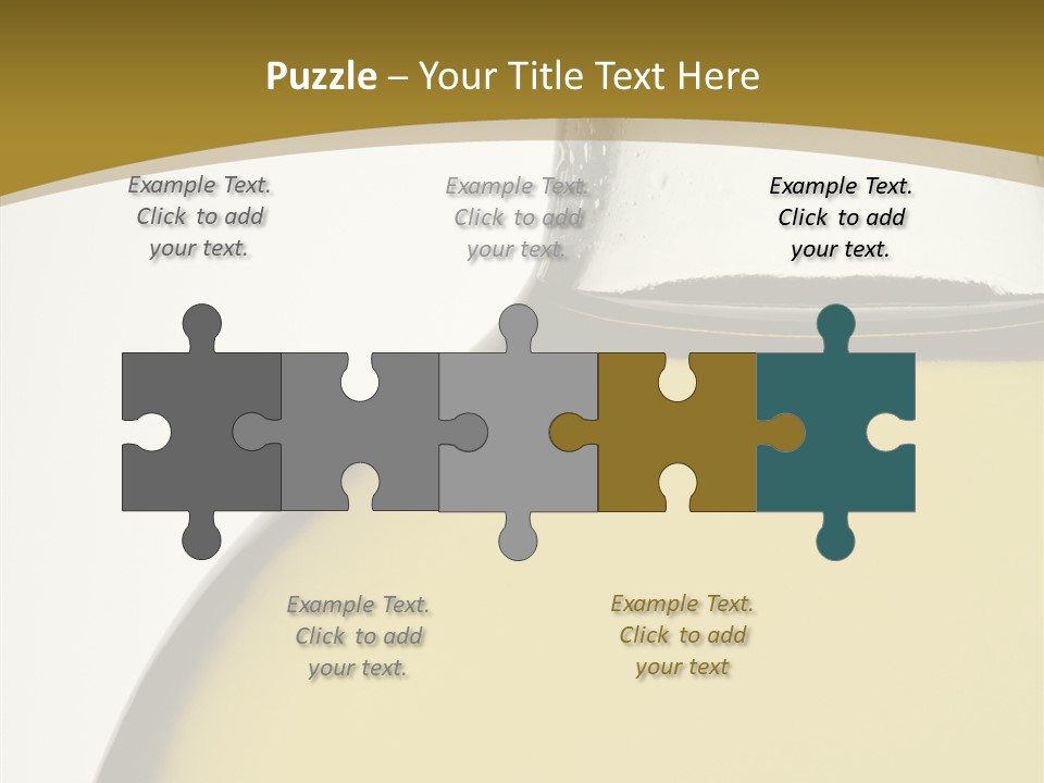 Olive Oil Healthy Eating Glass PowerPoint Template