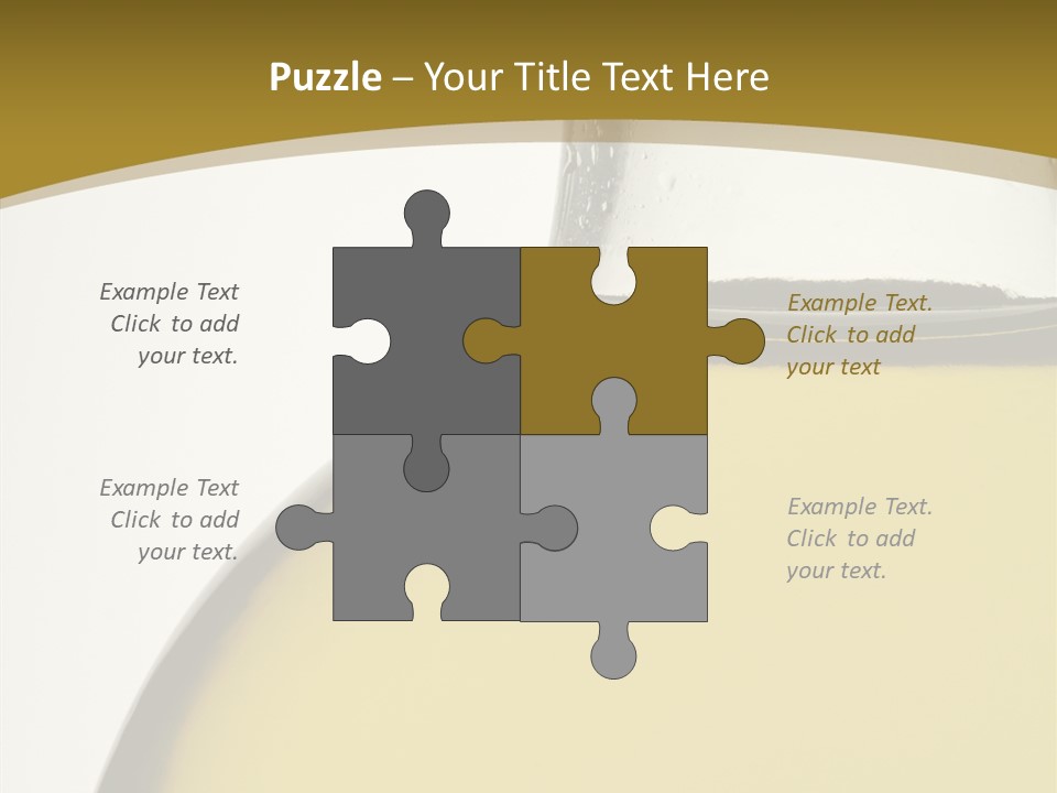 Olive Oil Healthy Eating Glass PowerPoint Template