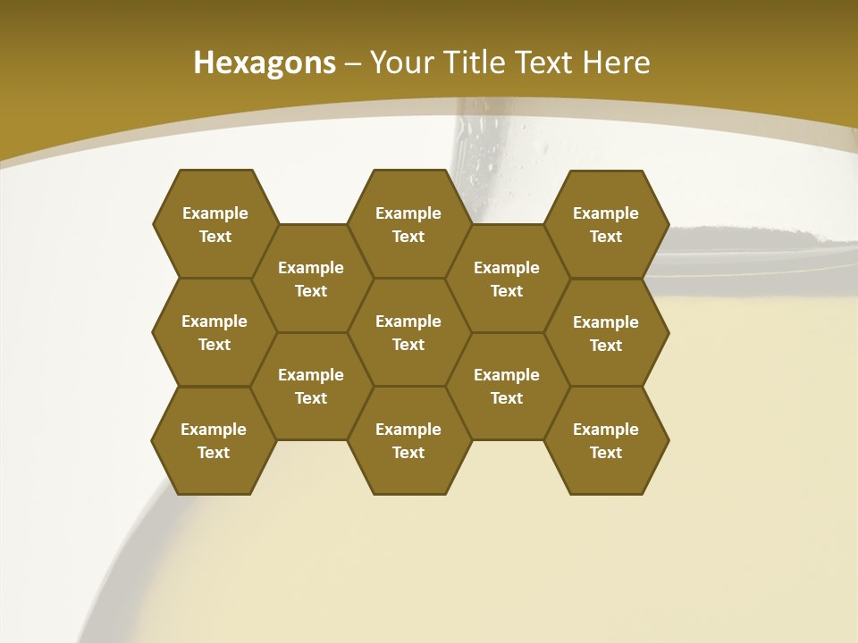 Olive Oil Healthy Eating Glass PowerPoint Template