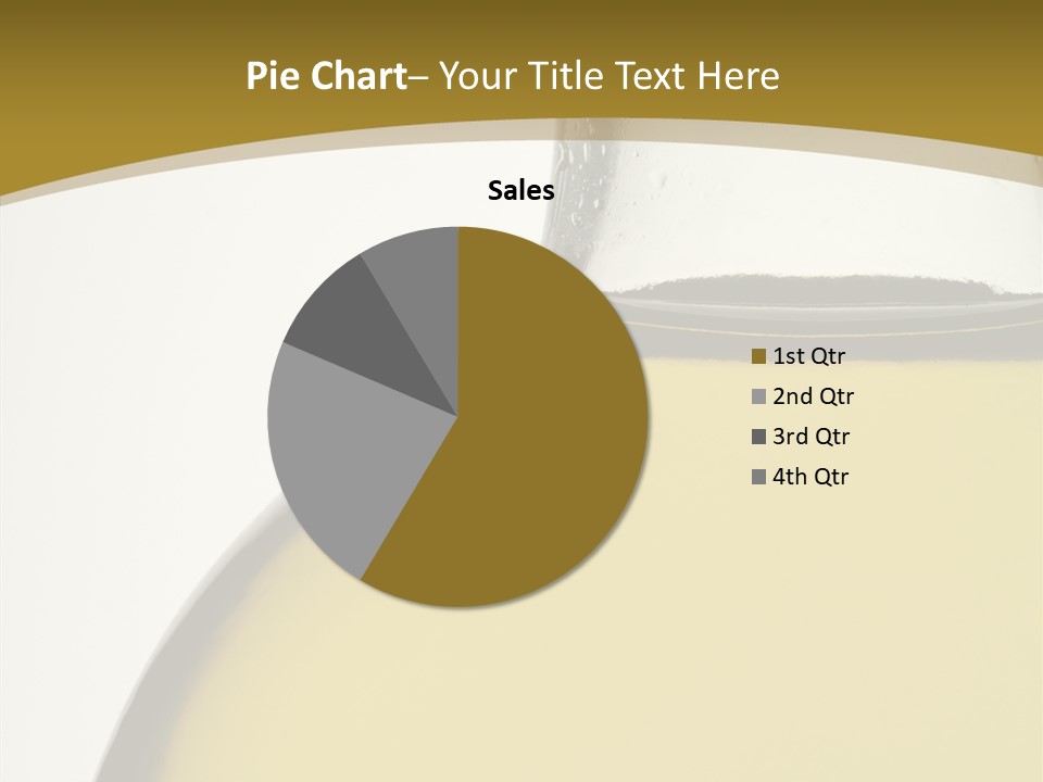 Olive Oil Healthy Eating Glass PowerPoint Template