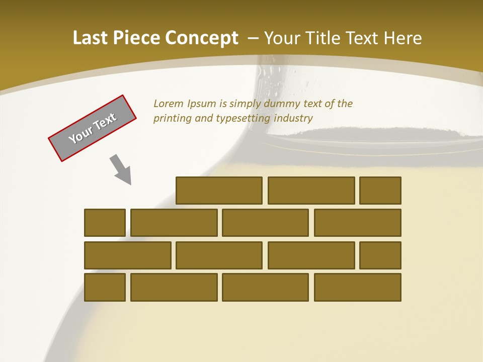 Olive Oil Healthy Eating Glass PowerPoint Template