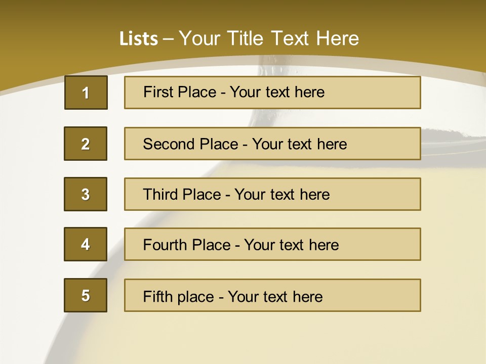 Olive Oil Healthy Eating Glass PowerPoint Template