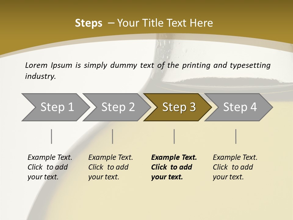 Olive Oil Healthy Eating Glass PowerPoint Template
