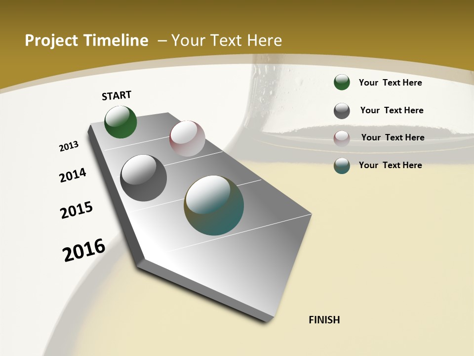 Olive Oil Healthy Eating Glass PowerPoint Template