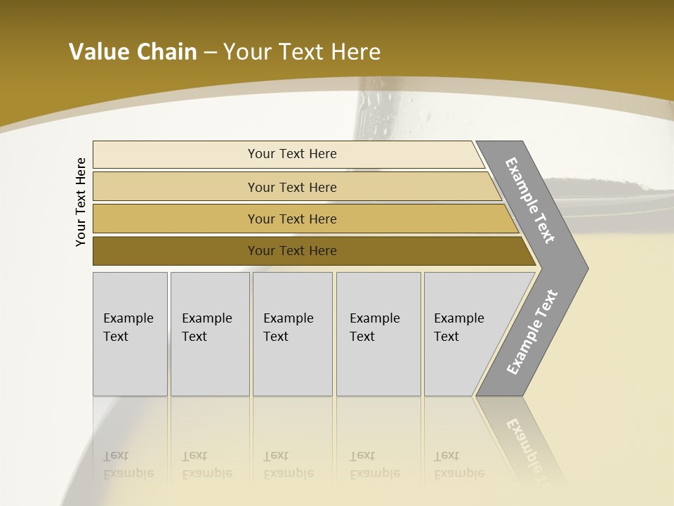 Olive Oil Healthy Eating Glass PowerPoint Template