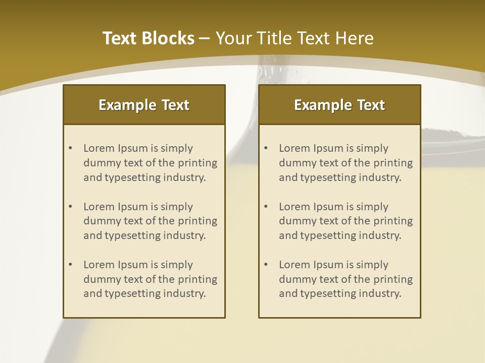 Olive Oil Healthy Eating Glass PowerPoint Template