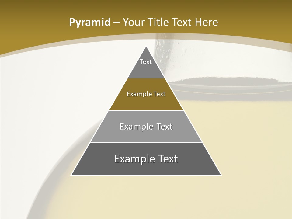 Olive Oil Healthy Eating Glass PowerPoint Template