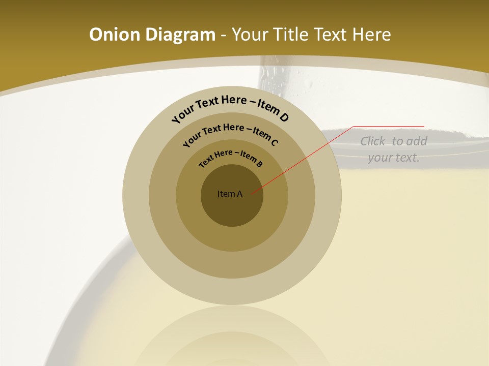 Olive Oil Healthy Eating Glass PowerPoint Template